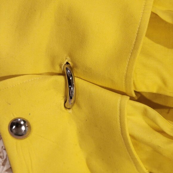 Marques Almeida Yellow Button-Up Jacket, Size L, NWT - Bold Designer Style - Picture 5 of 5